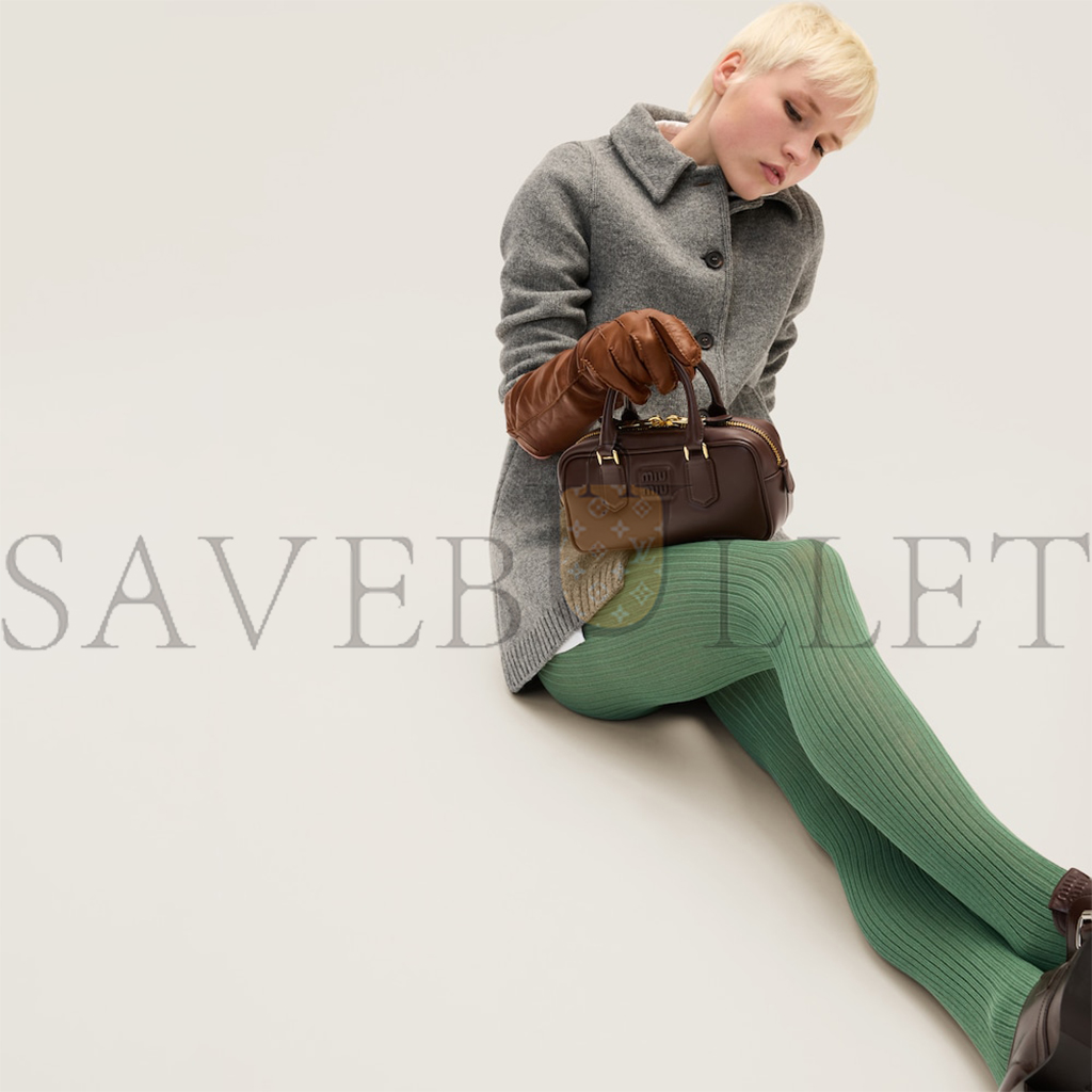 M*um*u arcadie leather bag 5bb142 (22*10.5*7.5cm)